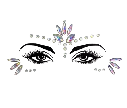 Стрази для обличчя фосфорні One size Різнокольоровий (8967/3) Стрази для обличчя фосфорні One size Різнокольоровий (8967/3)