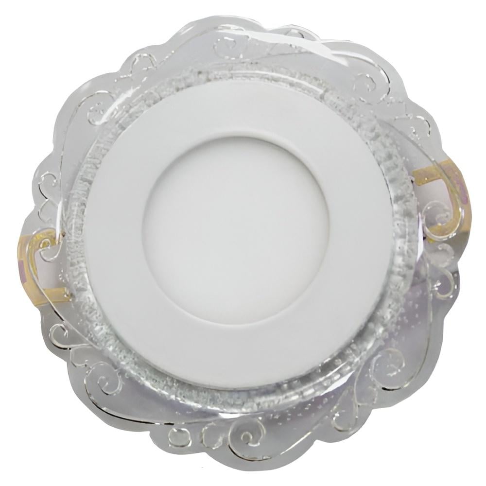 Панель LED Lemanso Волна 3W+3W 350Lm 4500K с зеленой подсветкой (LM1016)