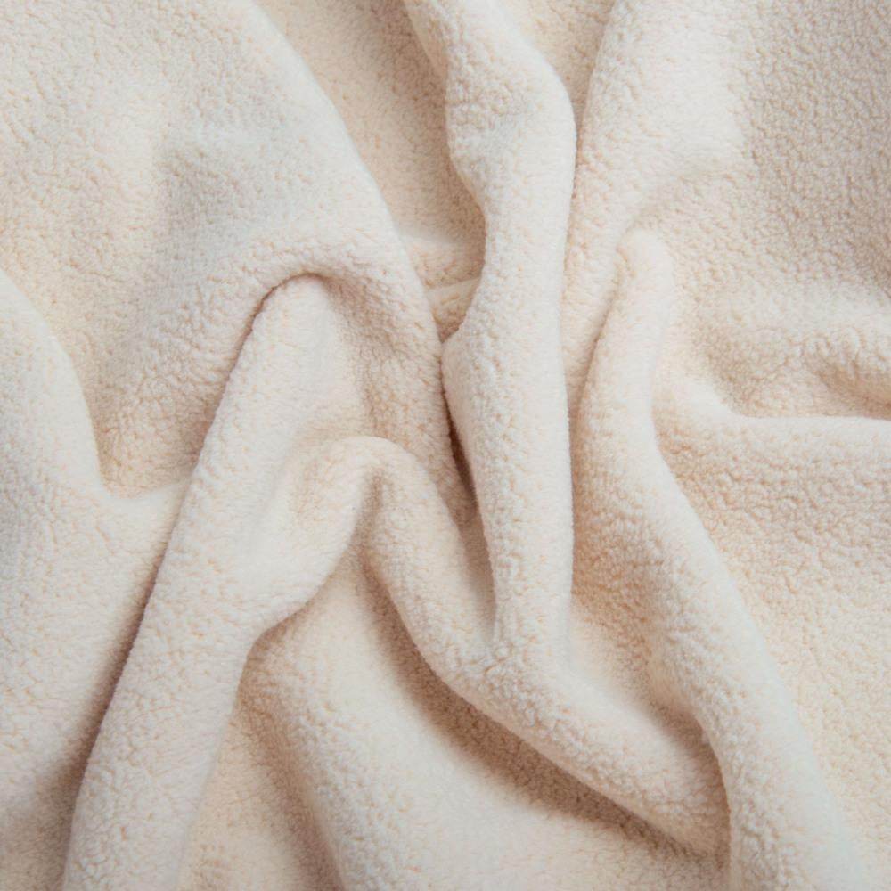 Тканина фліс преміум Тедді 360 г/м2 140 см Крем (26623) - фото 2 Тканина фліс преміум Тедді 360 г/м2 140 см Крем (26623) - фото 2