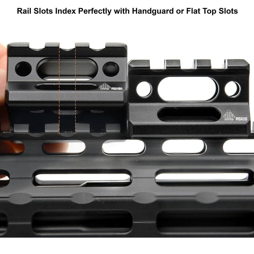 Компенсатор висоти Leapers UTG UNIVERSAL Weaver/Picatinny 40х21 мм (MT-RSX8S) - фото 6