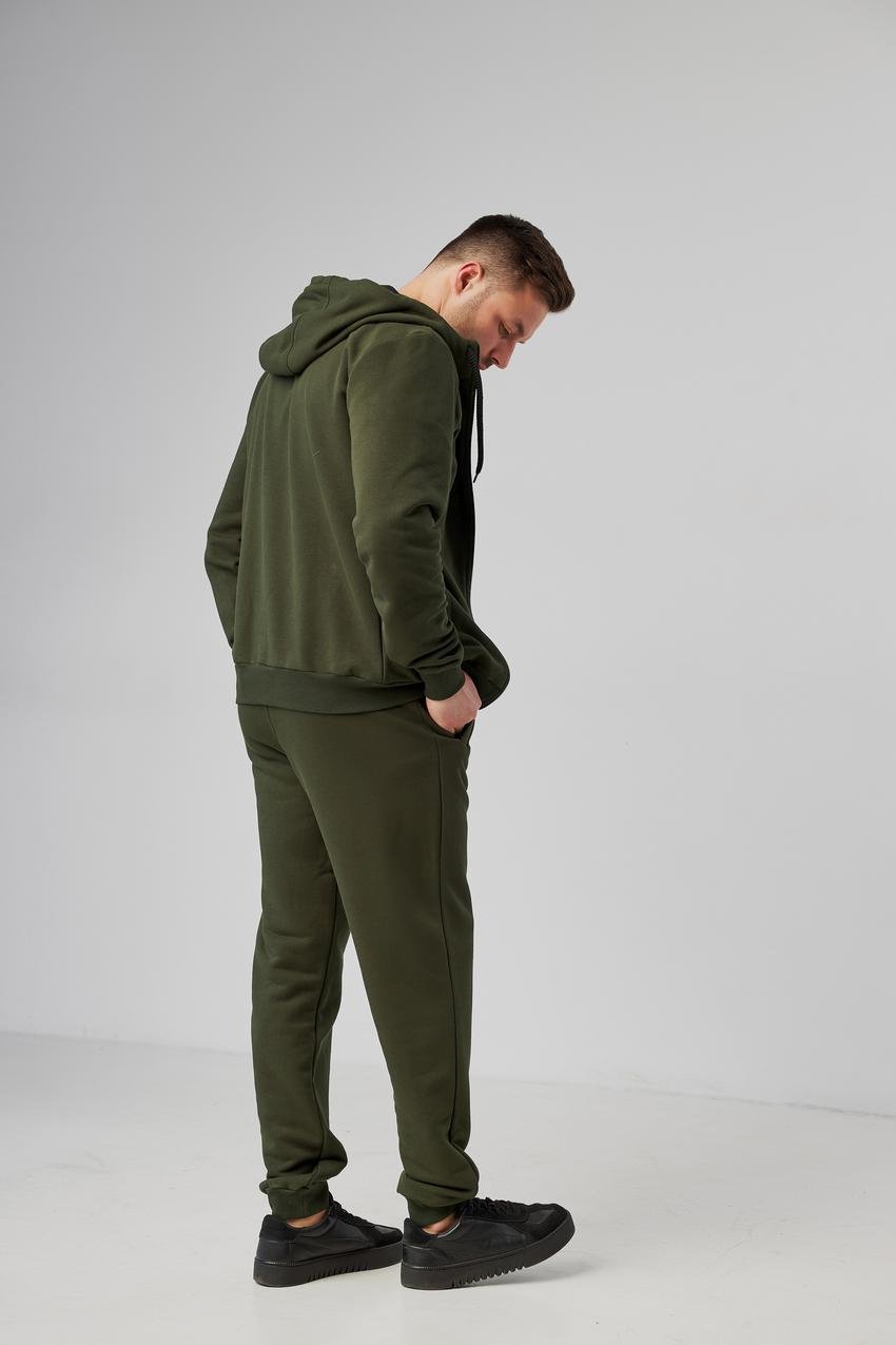 Костюм спортивный мужской Батал М79.3 3-нить L Хаки (774-1-62) - фото 2 Костюм спортивный мужской Батал М79.3 3-нить L Хаки (774-1-62) - фото 2