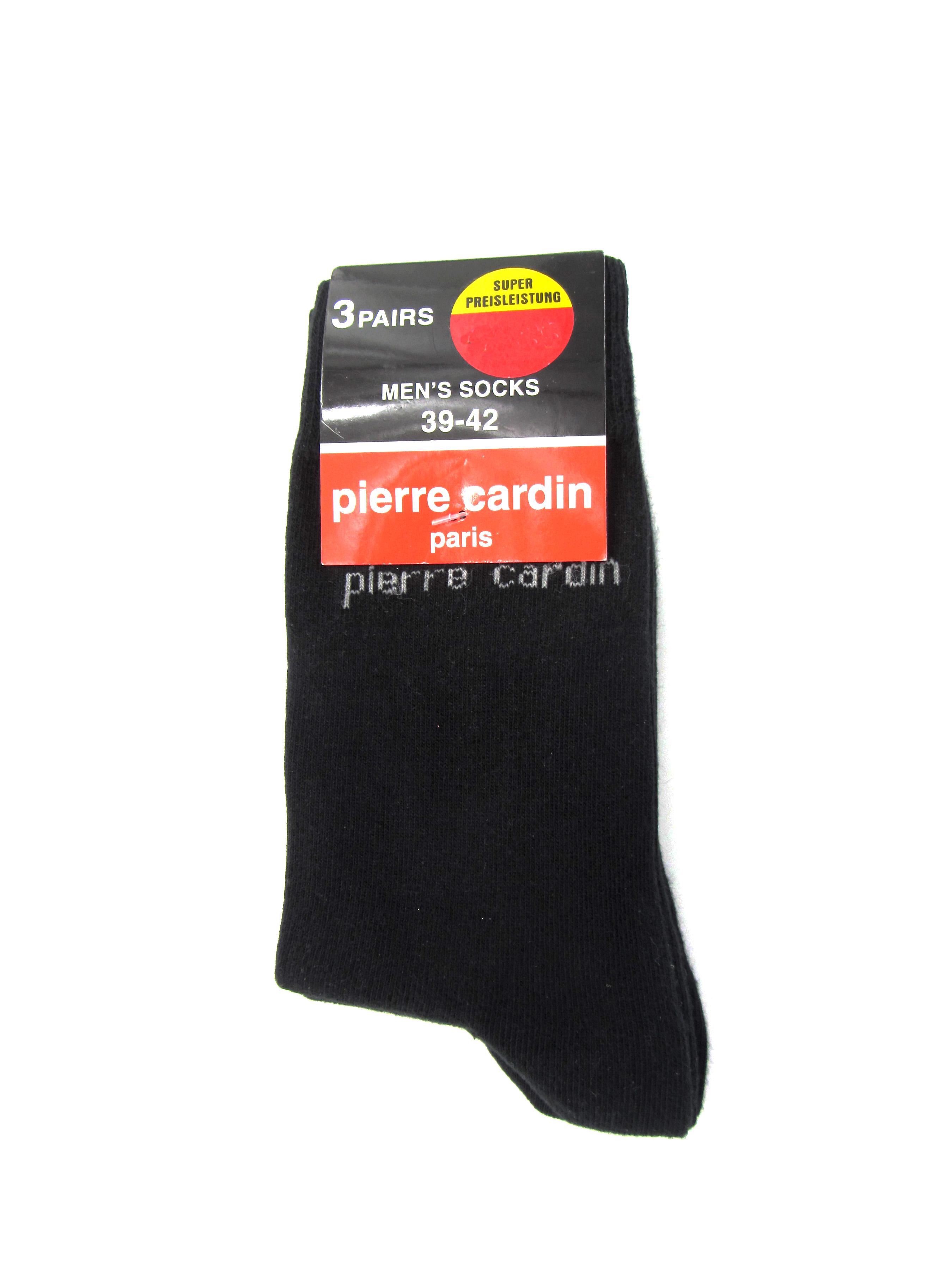 Шкарпетки 3 пари Pierre Cardin р. 39-42 Чорний (47289)