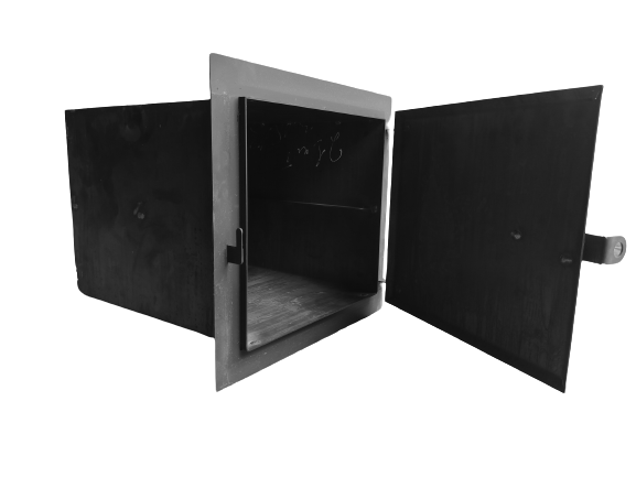 Духовка для печі металева/посилена сталь 2 мм 380х330х300 мм (10273) - фото 4