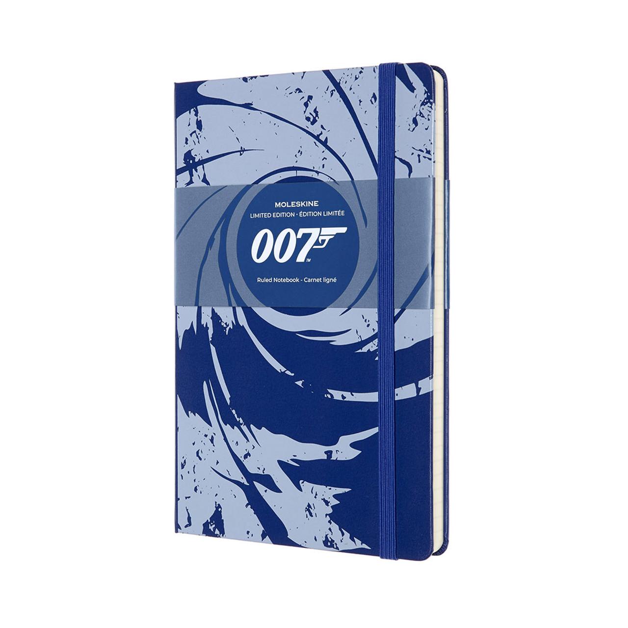 Блокнот Moleskine James Bond средний 13х21 см в линейку Синий (8053853603845)
