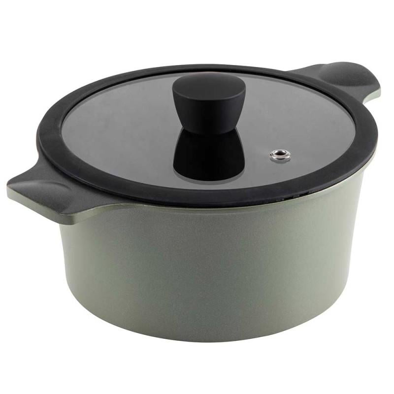 Кастрюля Ringel Zitrone RG-2108-20/OL 2,5 л 20 см Olive (116567)