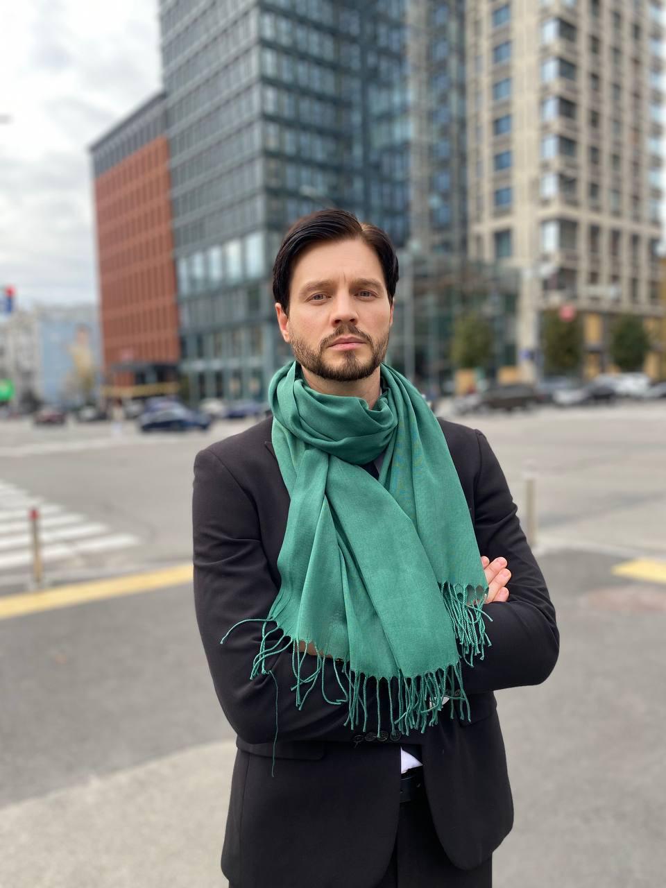 Шарф чоловічий My Scarf Мілан 180х60 см Зелений (29512465) Шарф чоловічий My Scarf Мілан 180х60 см Зелений (29512465)
