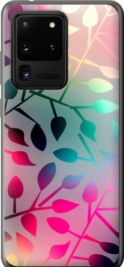 Чехол на Samsung Galaxy S20 Ultra Листья (2235u-1831-42517)