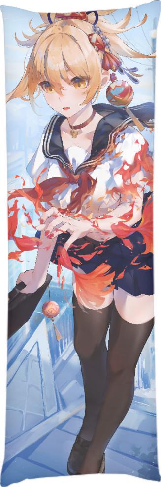 Подушка дакимакура Yoimiya 60x180 см (14098090)