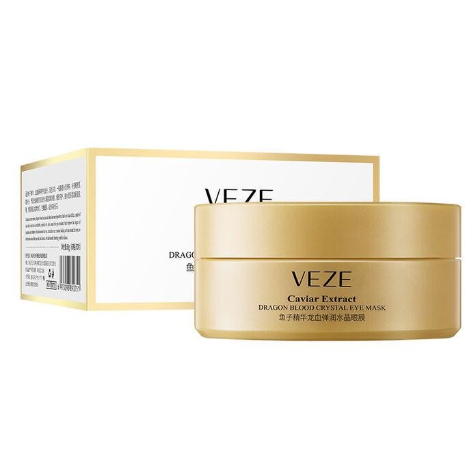 Патчи гидрогелевые VEZE CAVIAR EXTRACT DRAGON BLOOD CRYSTAL EYE MASK 60 шт.