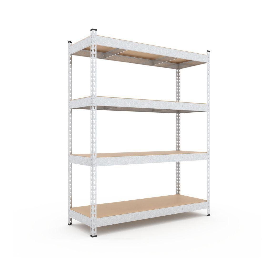 Стелаж Меткас Титан ОД ДСП оцинкований металевий 250 кг/полицю 4 полиці 1800x1600x700 мм (2842043729)