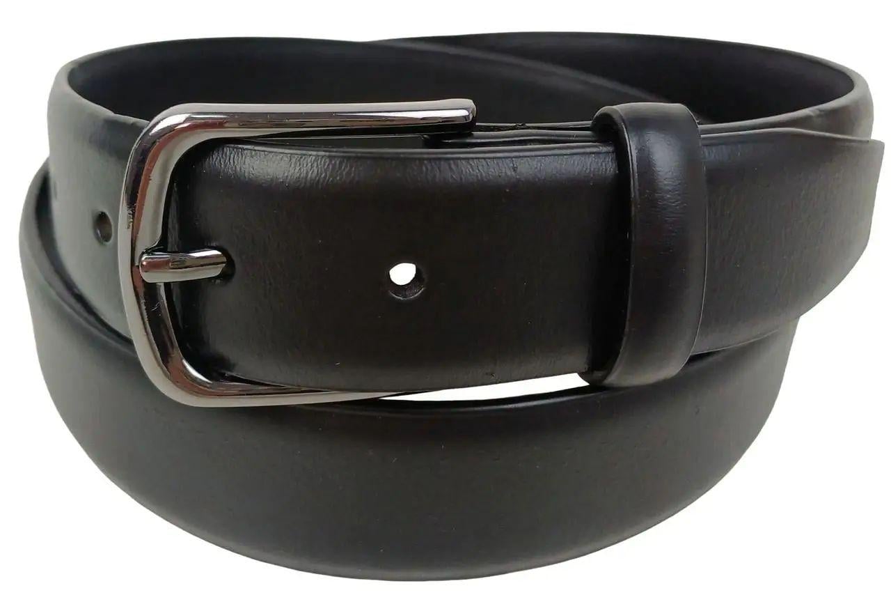 Ремінь чоловічий WBL Trading натуральна шкіра 113х3,3 см Чорний (8720604125498)