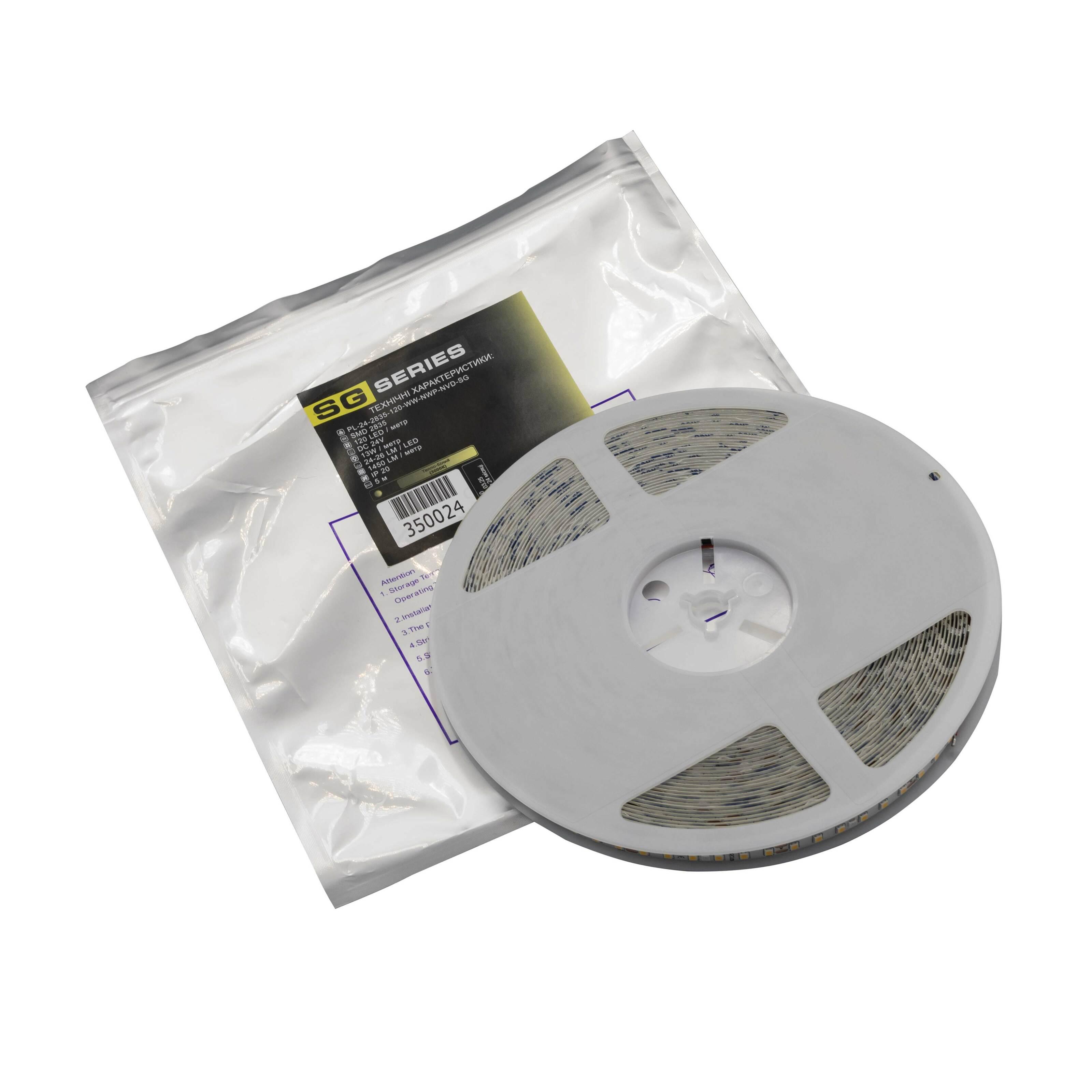 Светодиодная лента Prolum 2835/120 IP20 MAX 20M Series-SG 24V Теплый Белый (28522787) - фото 3 Светодиодная лента Prolum 2835/120 IP20 MAX 20M Series-SG 24V Теплый Белый (28522787) - фото 3