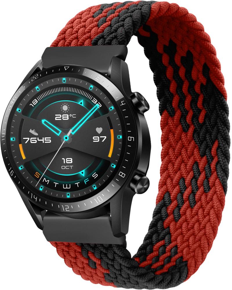 Ремінець Solo Loop Multi для Huawei Watch GT 2 46 мм (135 мм) Black Red (33737-44)
