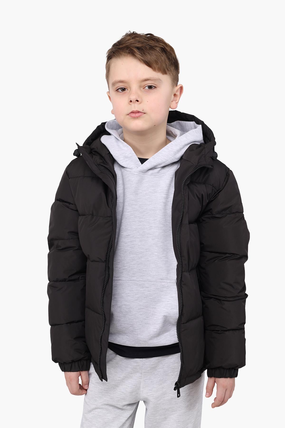 Куртка для мальчика ЦБ-00289730 128 см Черный (SKT001098685)
