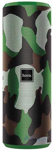 Портативная колонка Hoco BS33 Voice Sports Wireless Speaker Bluetooth 5.0/AUX/FM/TF/USB Camouflage Green (9f40f9af) - фото 3