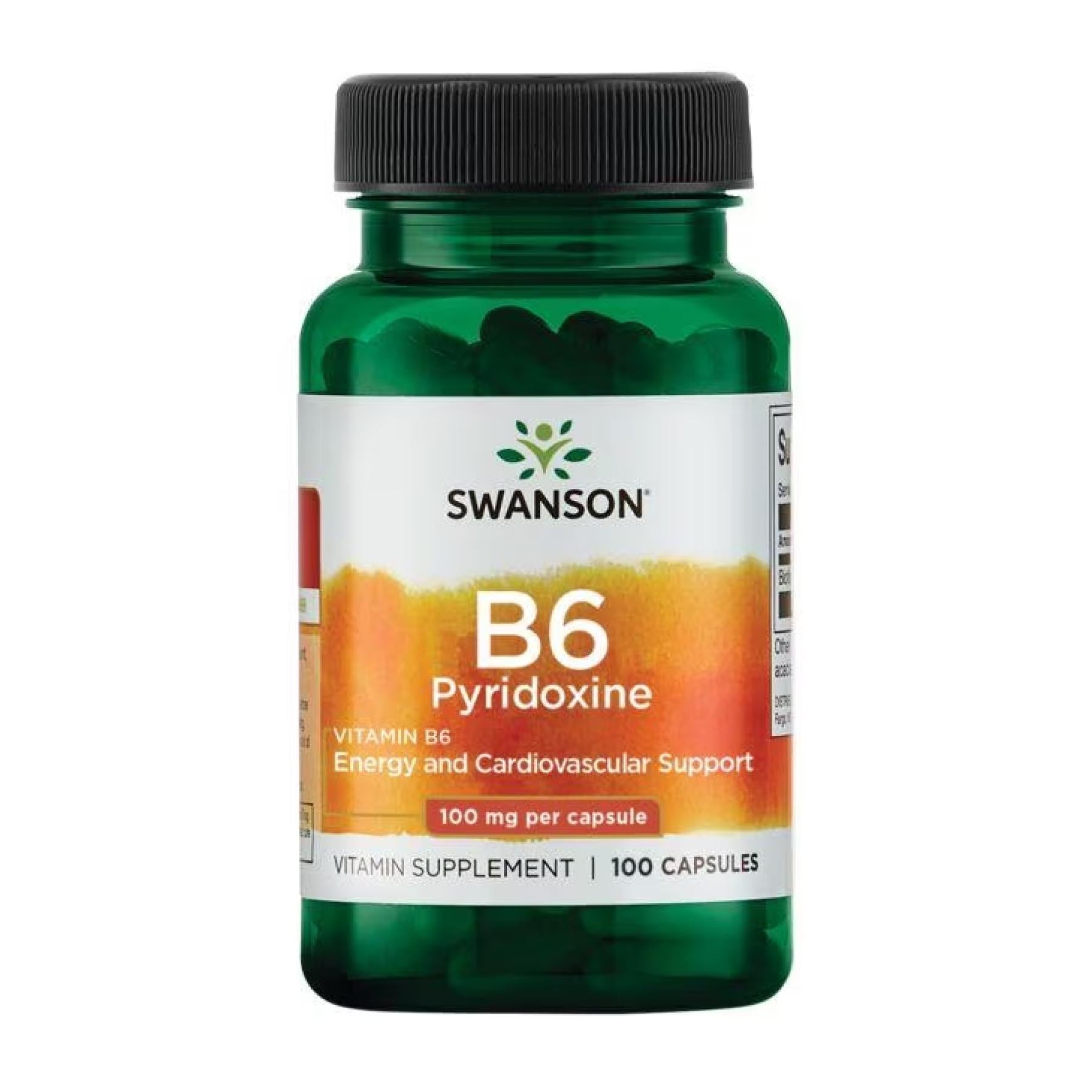 Витамин B-6 Pyridoxine 100 мг 100 капс. (2022-09-0931)