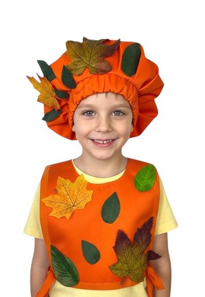 Карнавальный костюм детский Осенний листик на рост 92-116 см
