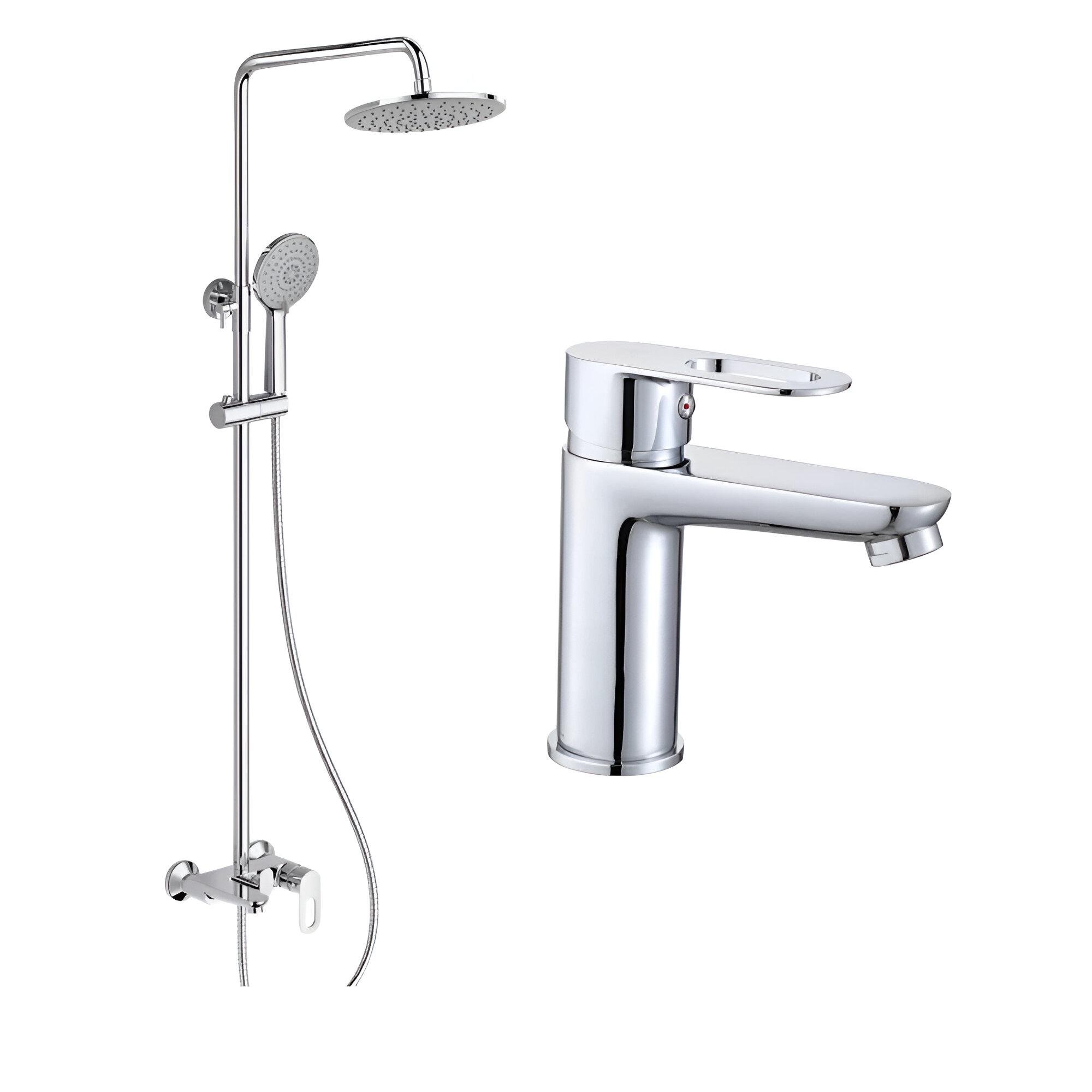 Набір змішувачів Lidz для душу Latwa 001/Latwa 1030 Chrome (FRRS00052484) Набір змішувачів Lidz для душу Latwa 001/Latwa 1030 Chrome (FRRS00052484)