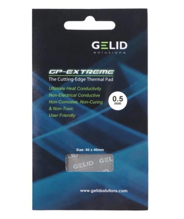 Термопрокладка Gelid Solutions GP-Extreme 12,8 Вт/мК TP-GP01-A 80х40х0,5 мм (1943623282)