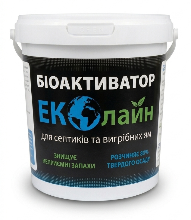 Биопрепарат для септиков и выгребных ям Эколайн 2 кг