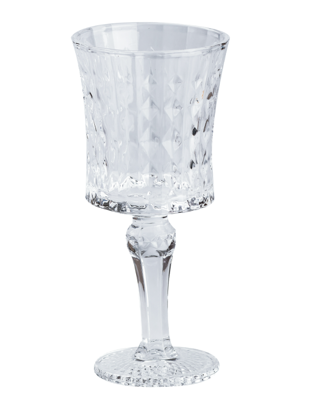 Набір келихів для вина із товстого скла під кришталь 6 шт. по 150 мл Прозорий - фото 3