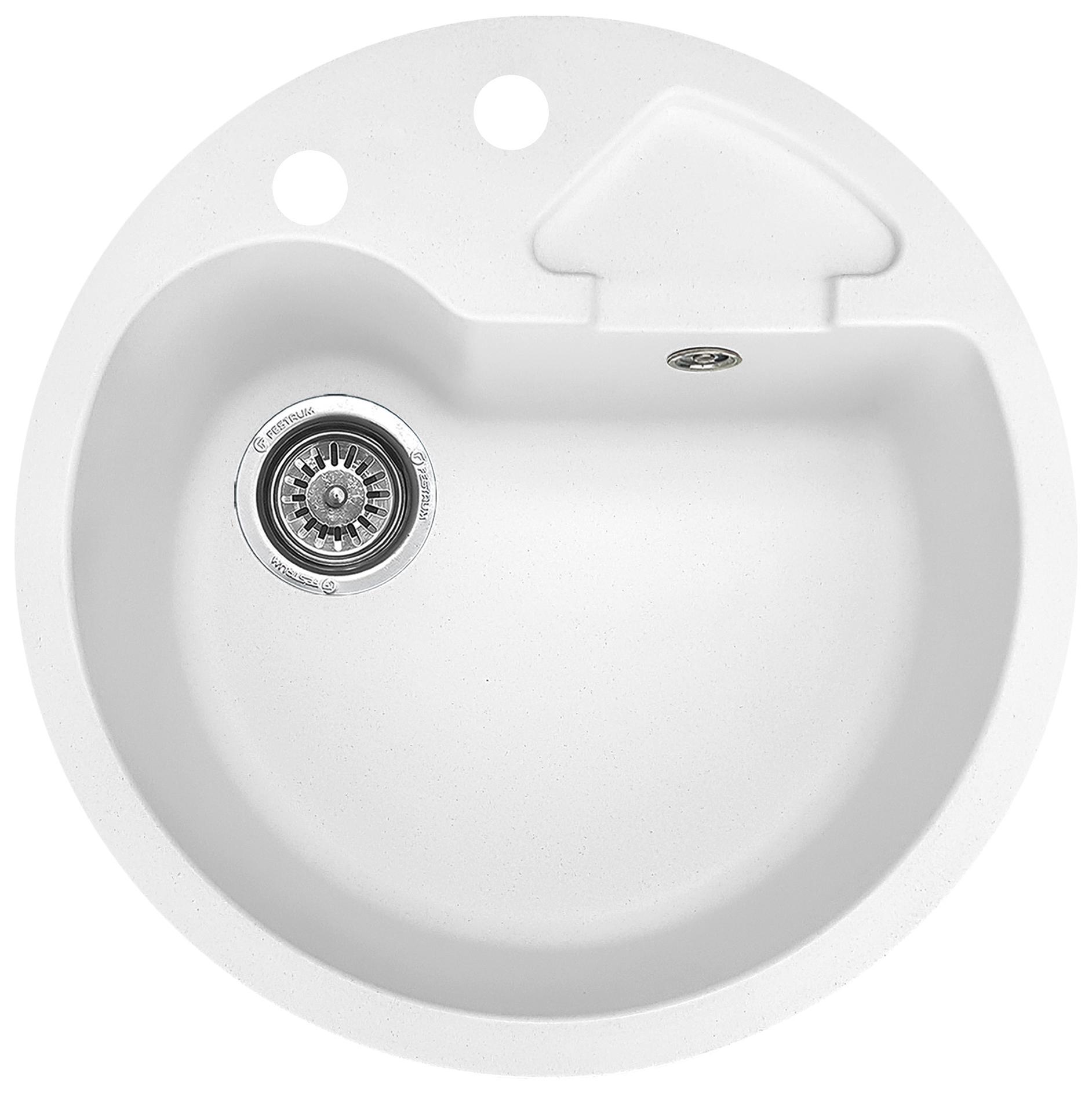 Мойка кухонная Valetti 68D 510x510 мм Белый