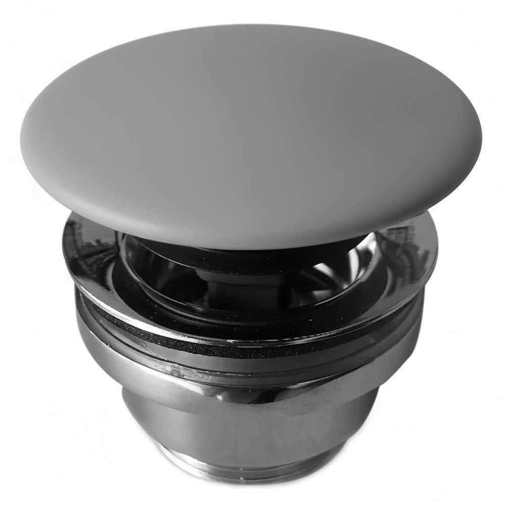 Клапан донный Simas Click-Clack 1 1/4" для умывальника Серый матовый (PLCE) Клапан донный Simas Click-Clack 1 1/4" для умывальника Серый матовый (PLCE)