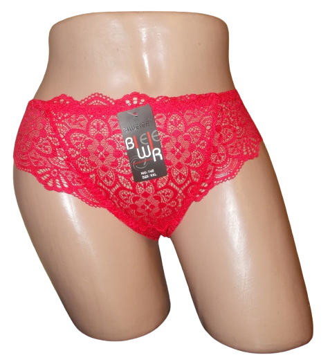 Женские трусики ажурные Biweier 740 XL Красный (1555841044)