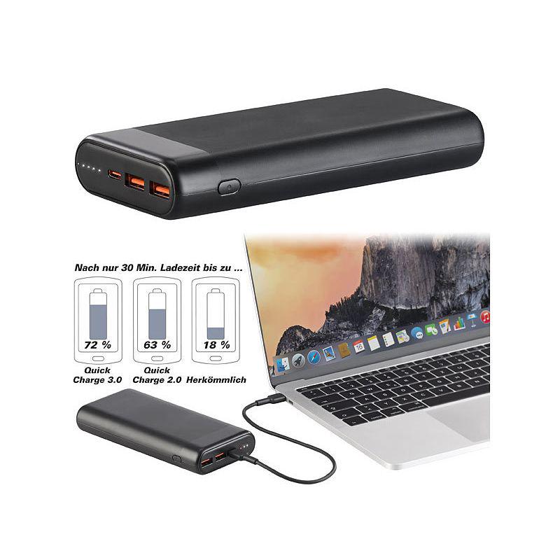 Повербанк Revolt Laptop 20000 mAh Quick Charge USB C PD 65 W (9179597) - фото 4