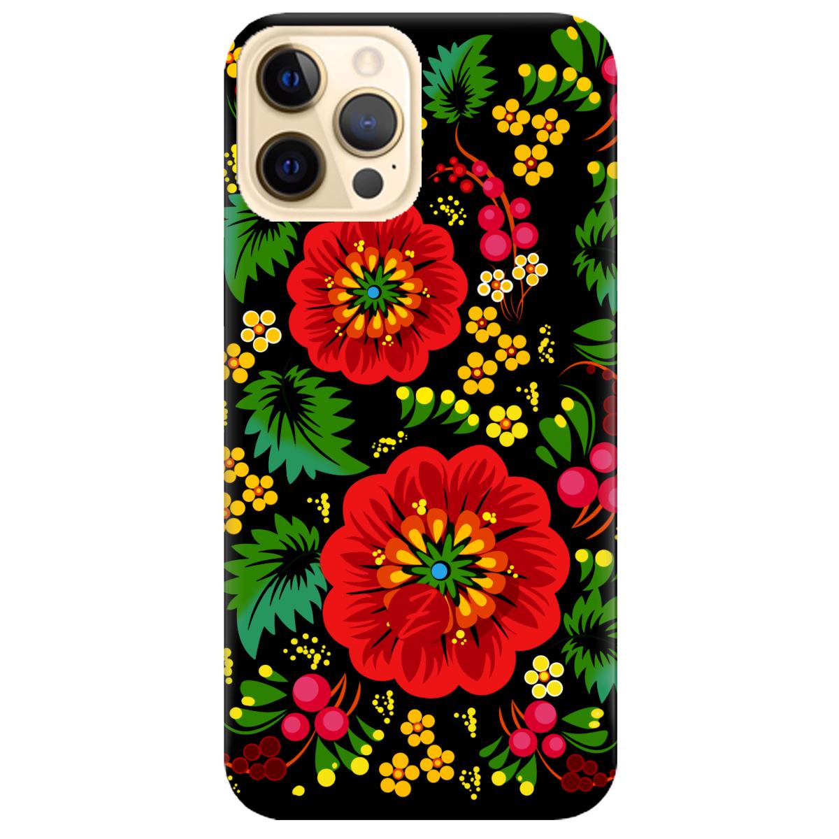 Силиконовый чехол Zorrov для Apple iPhone 12 Pro - Ukrainian art (14080040170087282)