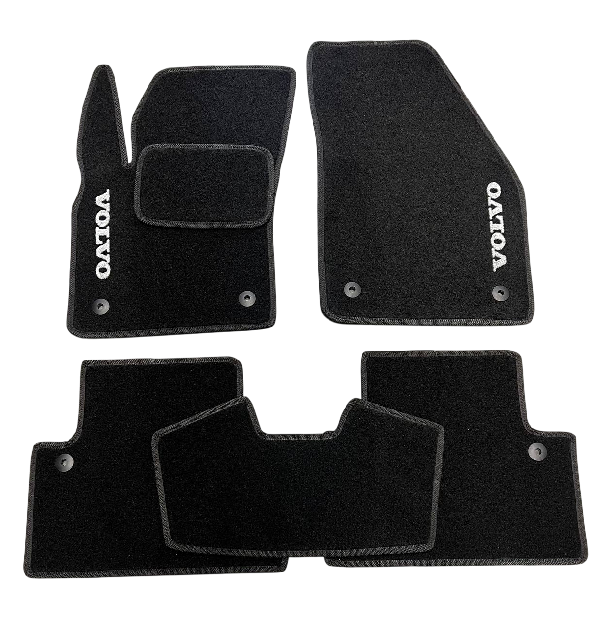 Килимки в салон ворсові для VOLVO V50 5 шт. Чорний (27327244)