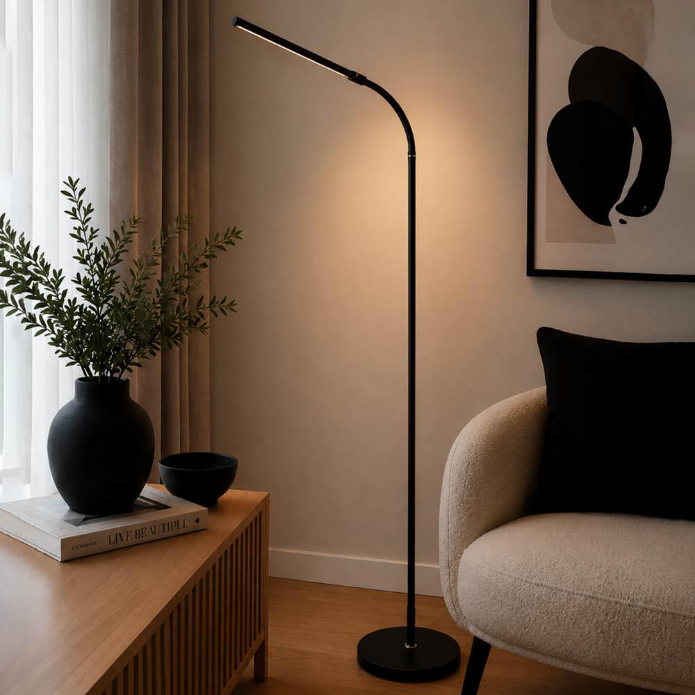 Торшер светодиодный напольный Light House SRS-20580 BK Черный