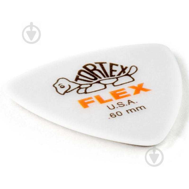 Медиатор Dunlop 456-060 Tortex Flex Triangle Pick 0.60 mm (1 шт.) - фото 2