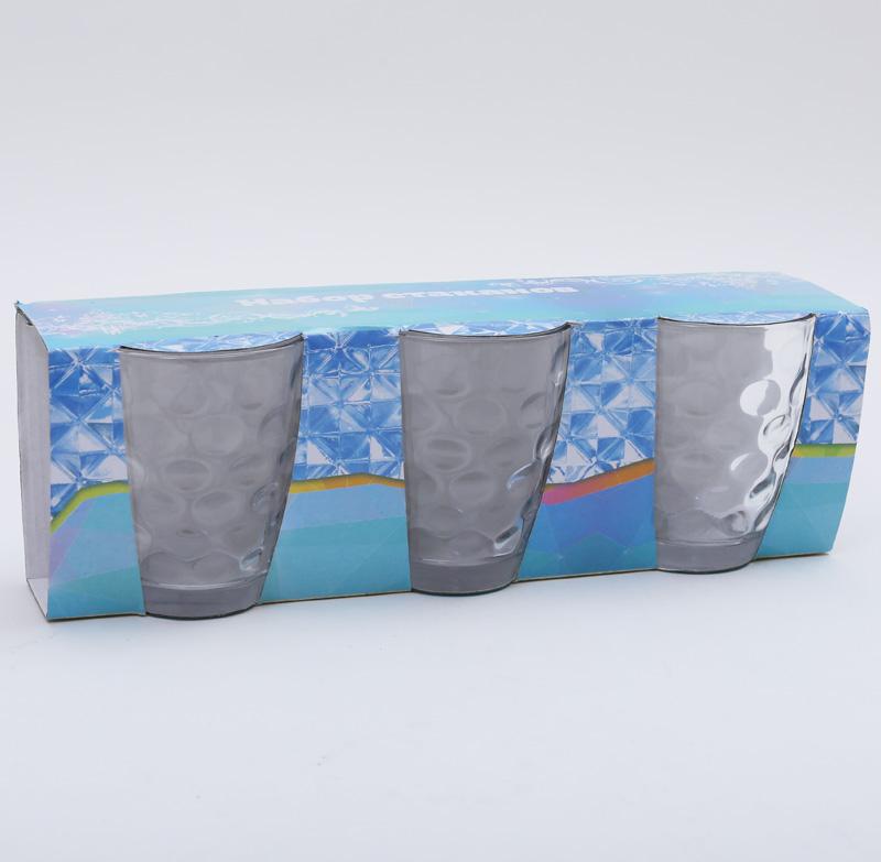 Набір склянки Емілія-33 прозорі 350 мл 3 шт. (BD-533-33) - фото 2 Набір склянки Емілія-33 прозорі 350 мл 3 шт. (BD-533-33) - фото 2