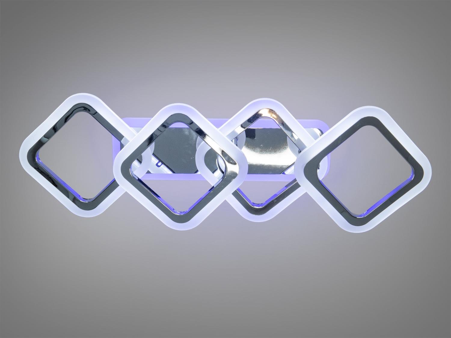 Стельова люстра з димером та LED підсвічуванням 60W (HA8160/2+2HR 3col dim) - фото 2 Стельова люстра з димером та LED підсвічуванням 60W (HA8160/2+2HR 3col dim) - фото 2