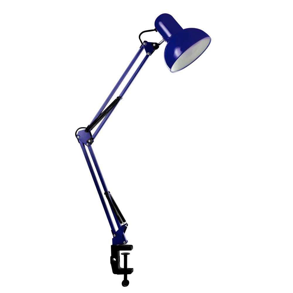 Настольная лампа на струбцине Light House SRS-19761 на одну лампочку Голубой