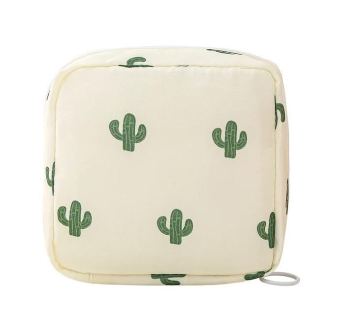 Косметичка водонепроникна Cactus 12х12х4 см Beige (18723417)