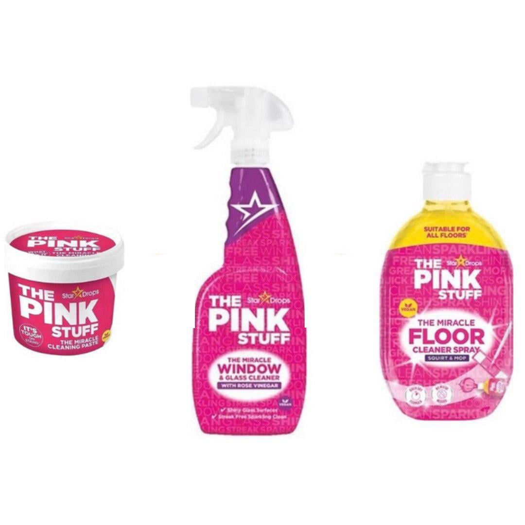 Набір миючих засобів Pink Stuff для підлога/скла (26755730)