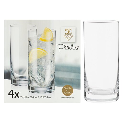 Набор бокала для напитков Banquet PAULINA 390 мл 4 шт. (2587259629)
