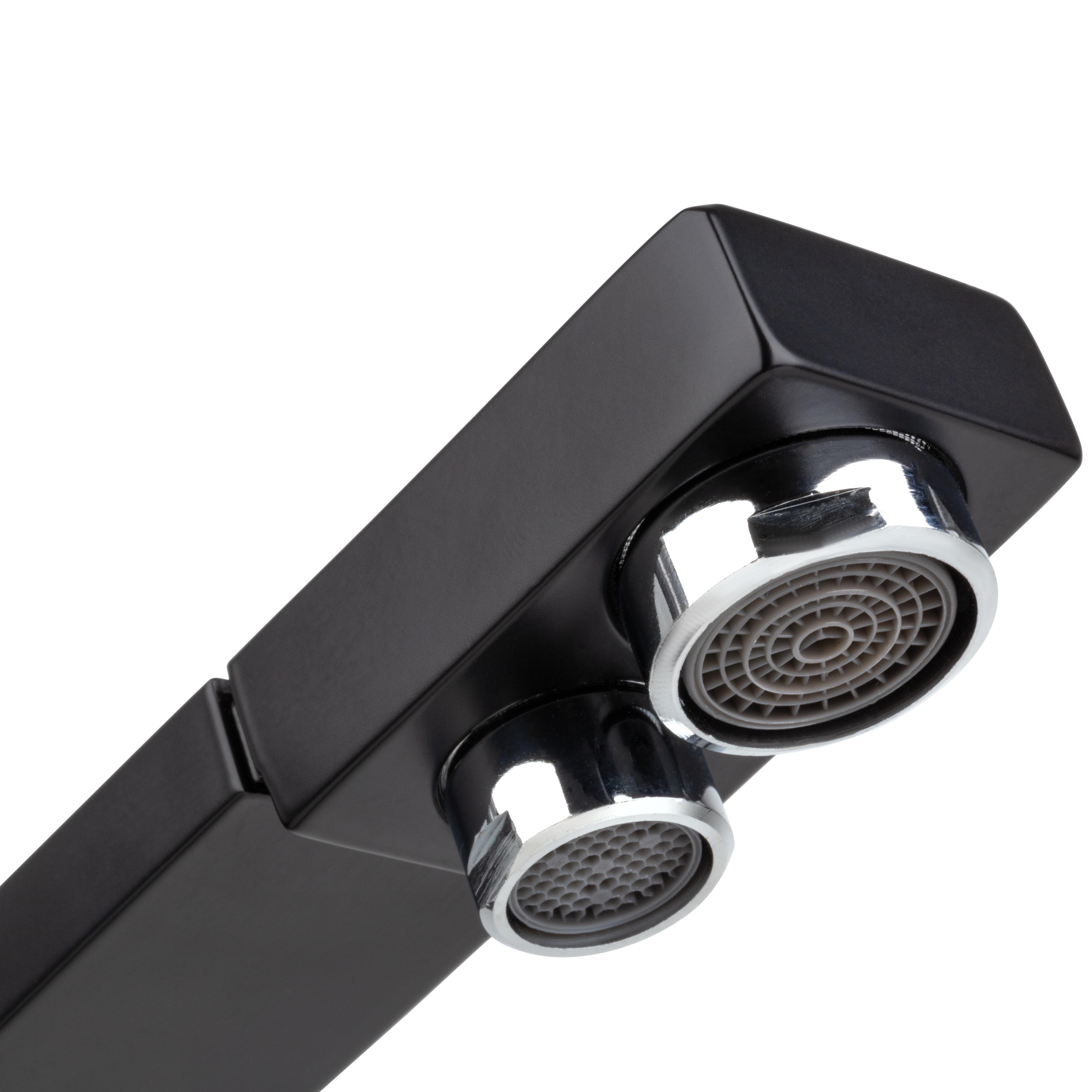 Кухонний змішувач Leomikao Kioto Black mat (6712196) - фото 4