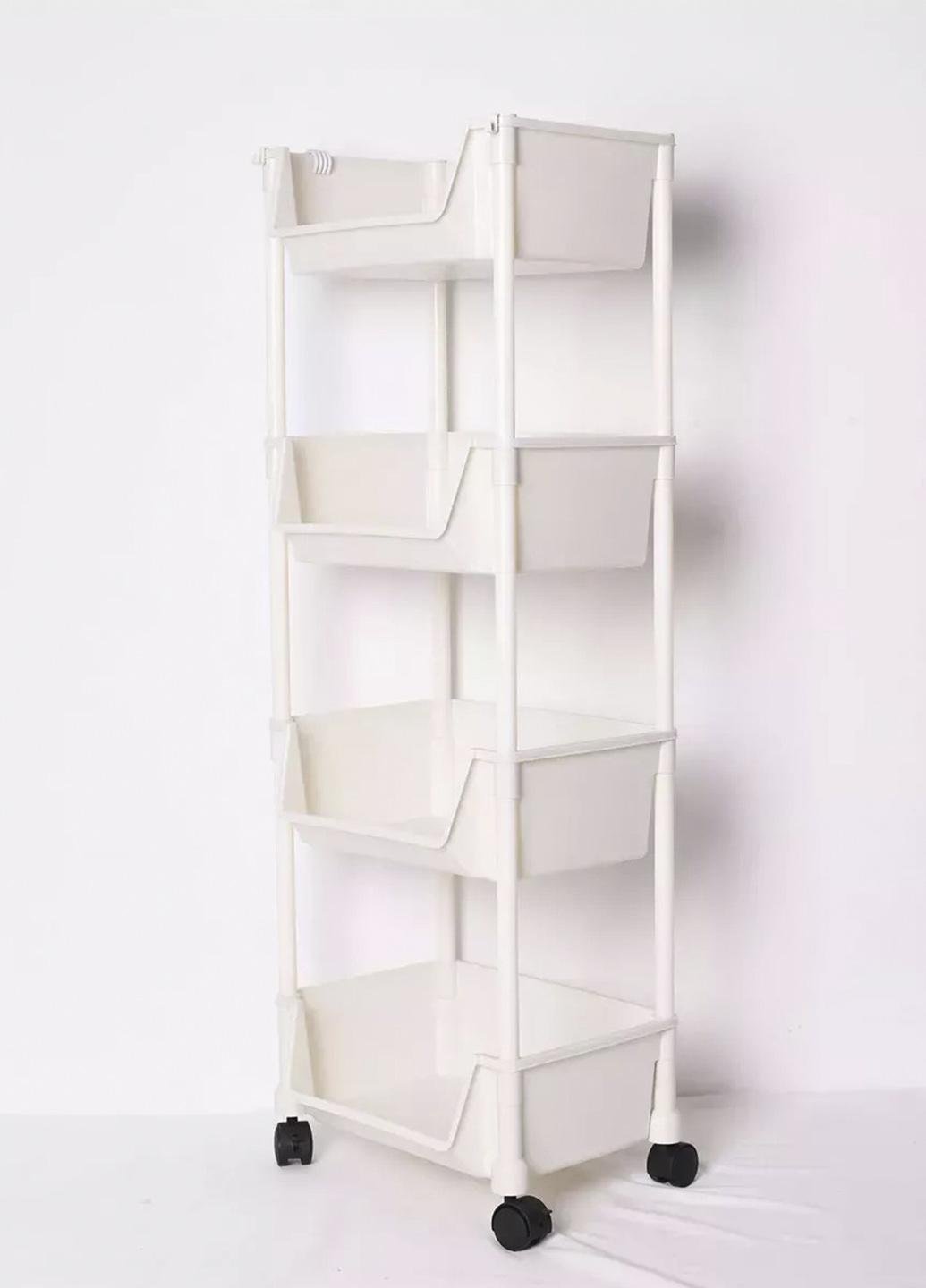 Полка 4 ярусная AND905 пластиковая Белый (1474584)