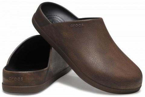 Крокси чоловічі Crocs Dylan Clog Burnished р. 45-46 Коричневий (24768)