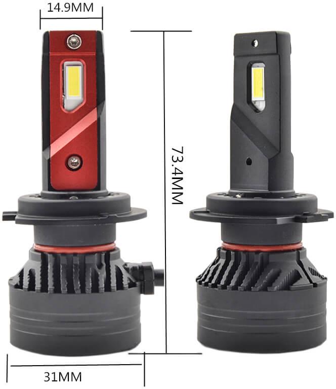 Автомобільні LED лампи Sigma X3 45W H7 CSP кулер - фото 2 Автомобільні LED лампи Sigma X3 45W H7 CSP кулер - фото 2