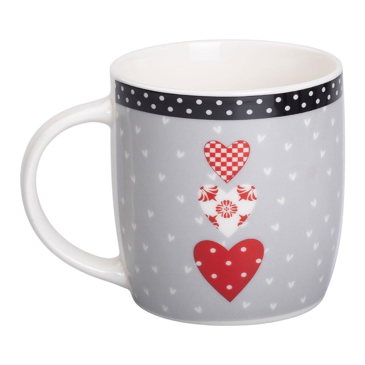 Чашка керамическая Light House Сердце для чая и кофе 400 мл (LG-20171)