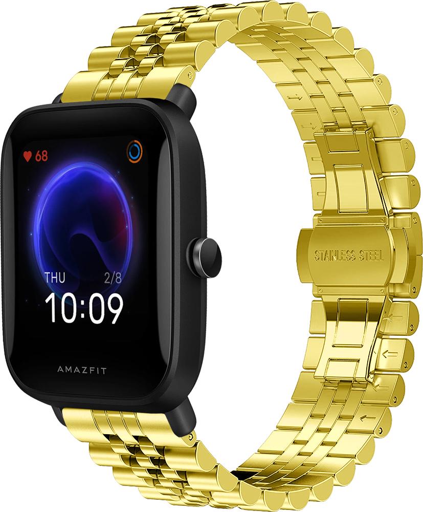 Браслет металлический Stech для Amazfit Bip U Pro Gold (26972-2A)