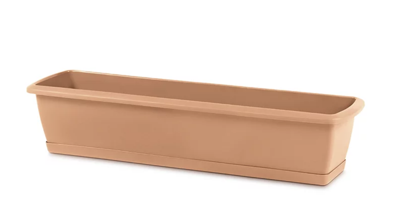 Ящик балконный Prosperplast Respana Set с подставкой 80 см Терракот (ISE800P-R624)