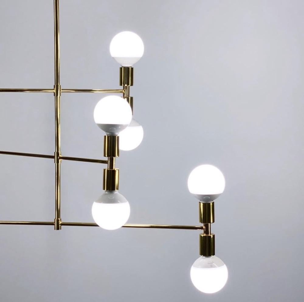 Світильник каскадний без плафонів на 12 патронів Золотий (Y 8861 X-12) - фото 2 Світильник каскадний без плафонів на 12 патронів Золотий (Y 8861 X-12) - фото 2