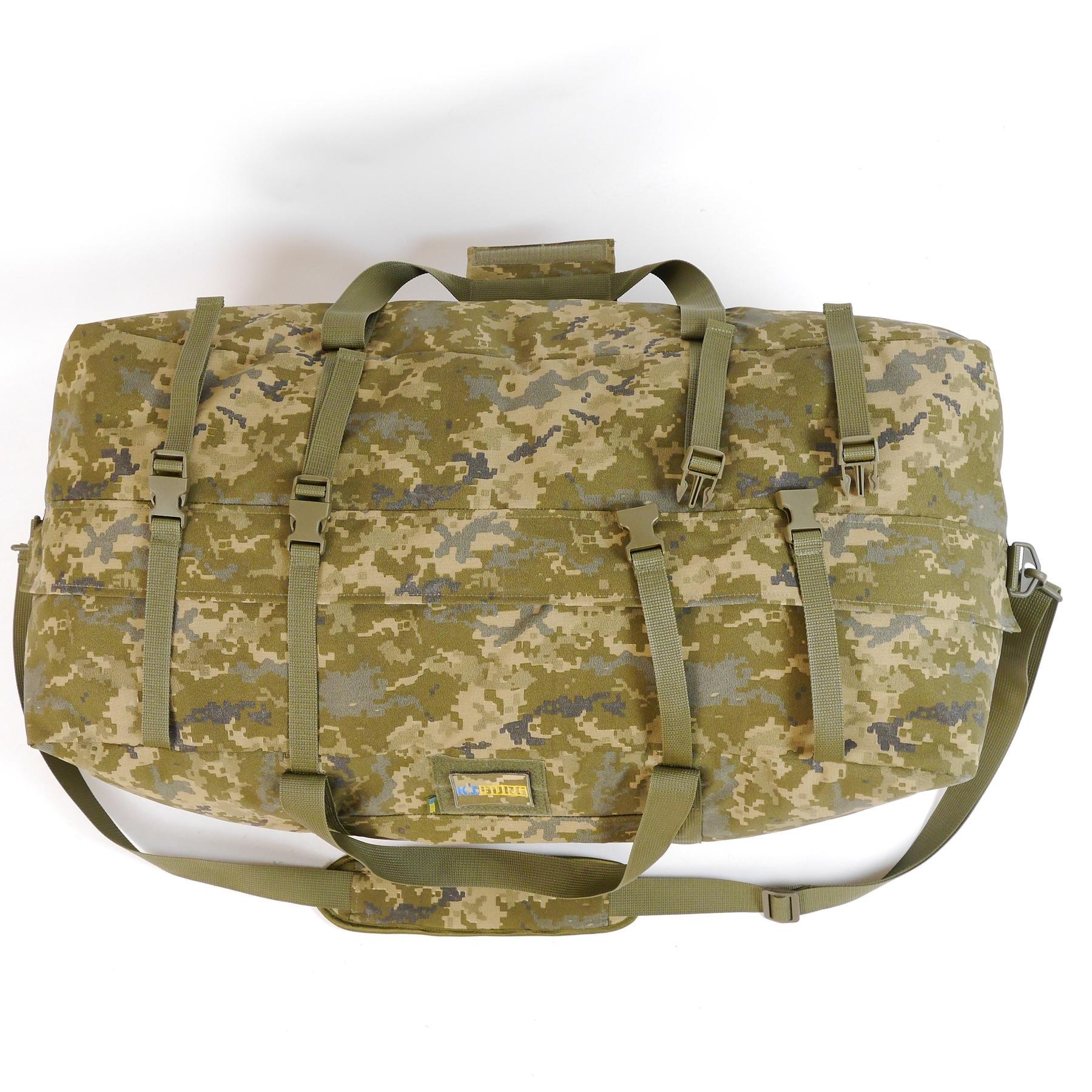 Сумка военная Kiborg BAG водоотталкивающая 130 л Пиксель B - фото 3