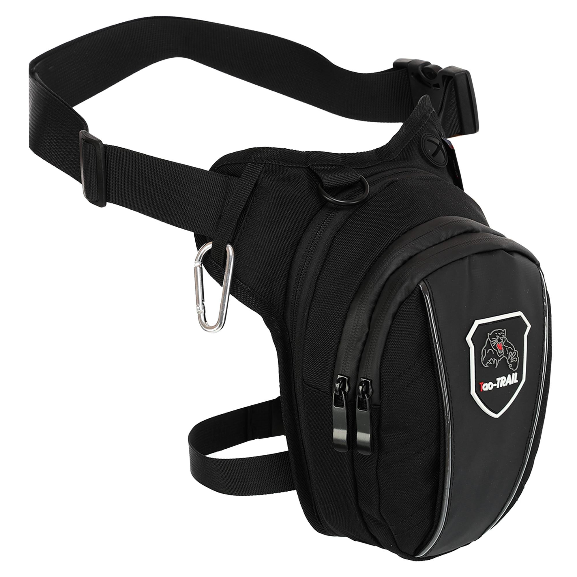 Мотосумка бедренная TAO-TRAIL M-9715 полиэстер 25х30х5/6 см 3 л Черный (M-9715)