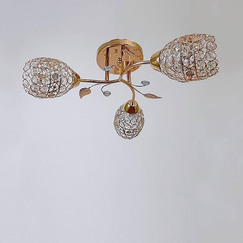 Люстра потолочная Light House SH-15408/3F FG Золотой